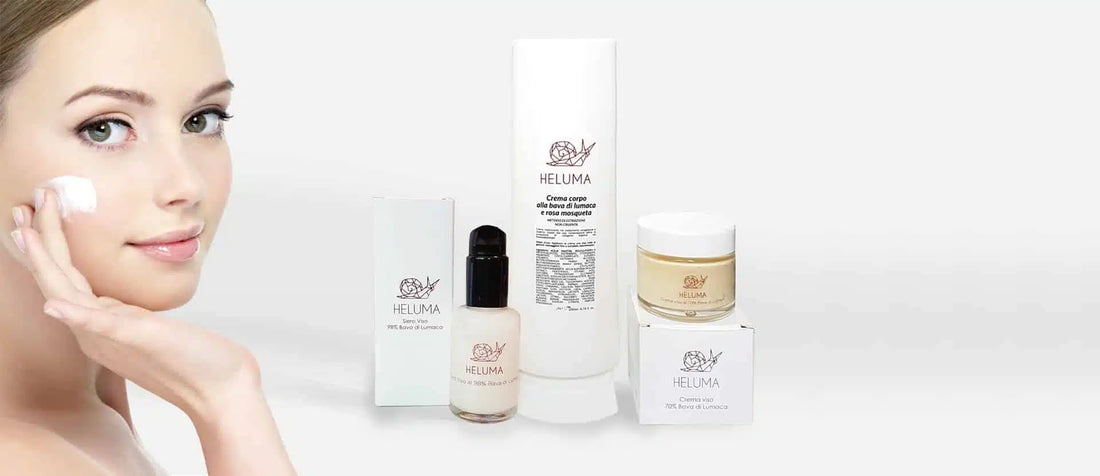 Cosmetici alla bava di lumaca – Heluma crema e siero