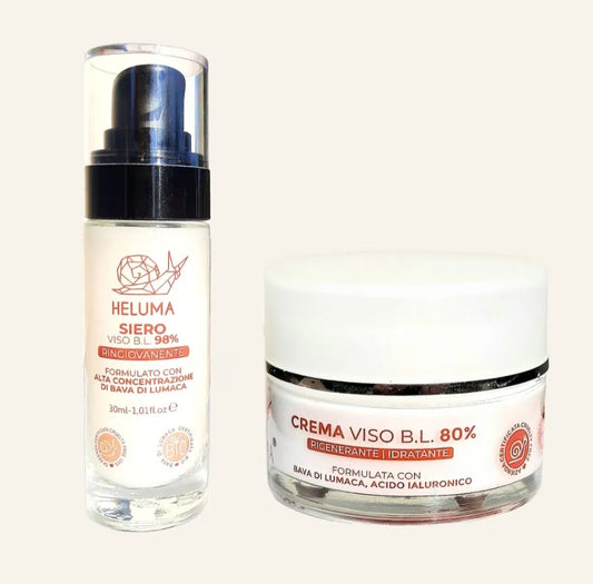 kit crema e siero bava di lumache